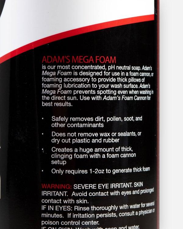 Adam's Mega Foam Shampoo - Adam's Polishes Australia