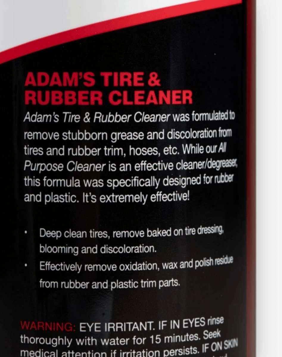 Adam’s Tyre & Rubber Cleaner - Adam's Polishes Australia